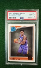 DeAndre Ayton 2018 Panini Donrus Rated Rookie #157 PSA 10 Gem MT Suns Blazers