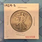 Walking Liberty Half Dollar 1929-S 50C Silver 0.900 Fineness Business