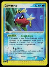 Pokemon Card Ruby & Sapphire Carvanha 51/109 Common on eBay
