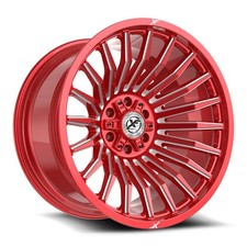 20x12 Xf Off-road Xf-231 Anodized Red Milled Wheels 5x55x5.5 -44mm Set Of 4