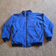 Lands End The Squall Jacket Mens Large Blue Vtg Made in USA Thinsulate Bomber