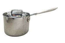 All Clad 2 QT Quart  Stainless Steel Sauce Pa...