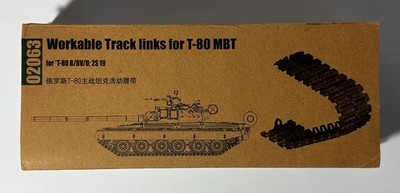 Trumpeter #02063 1/35 Scale T-80B/BV/U/2S19 MBT Workable Track Links Set - 2013