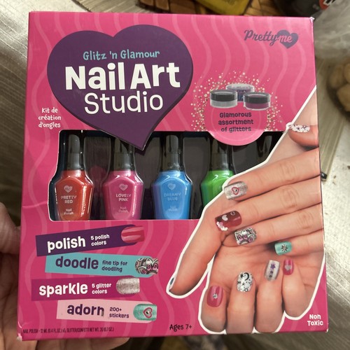 Nail Art Studio for Girls - Polish Kit Kids Ages 7-12 Years Old -...  - Picture 1 of 22