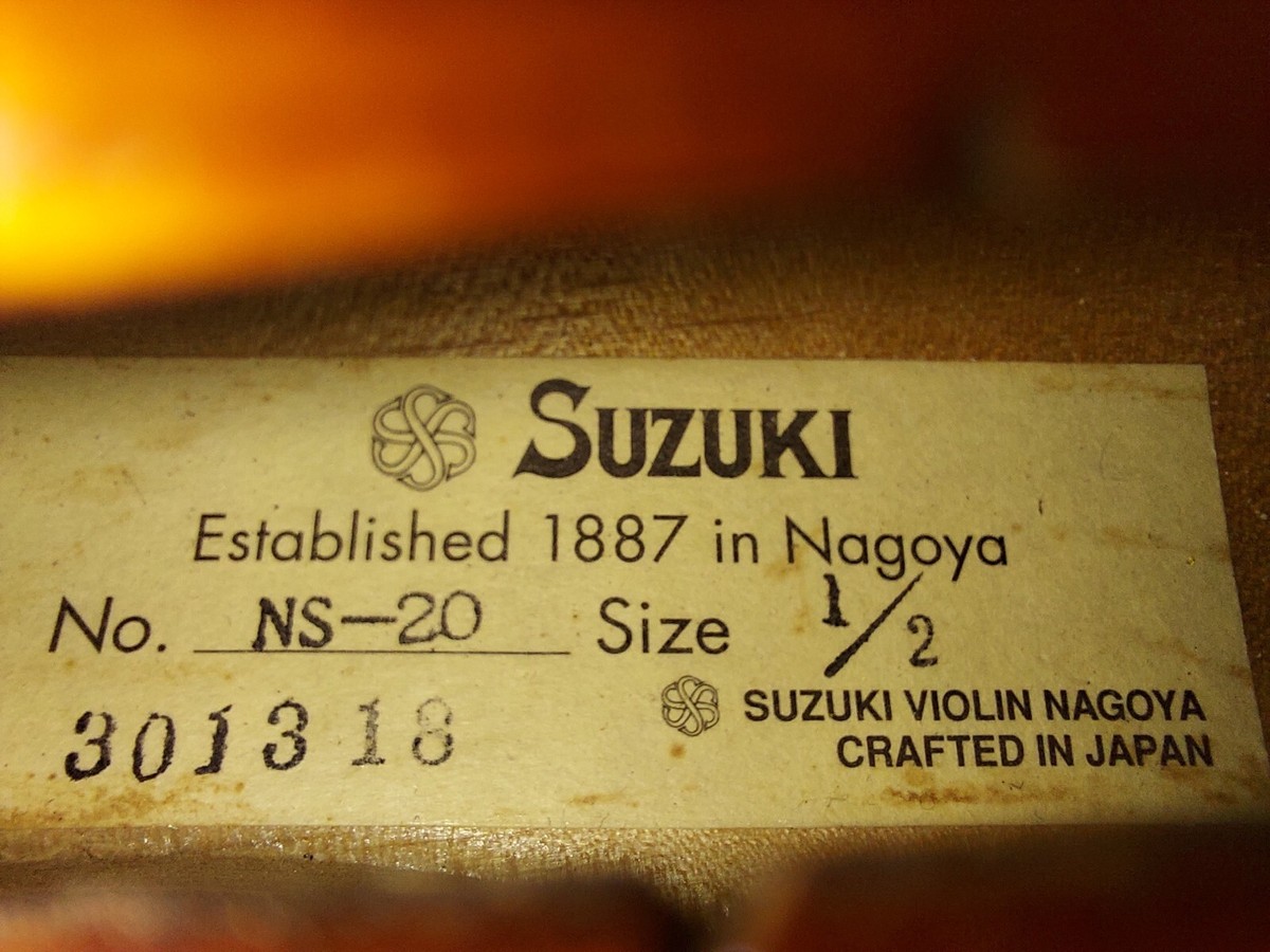Suzuki NS-20 Size 1/2 violin, Japan, Very Good Condition | eBay