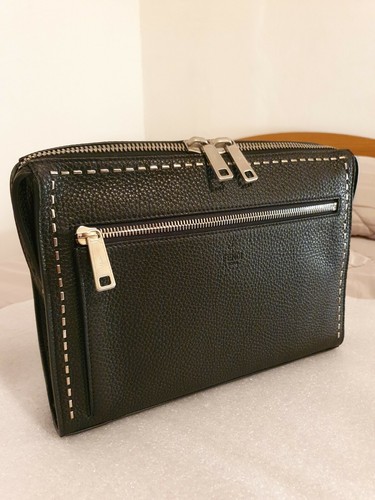Borsa FENDI Selleria 1925 in pelle nera con tracolla | eBay