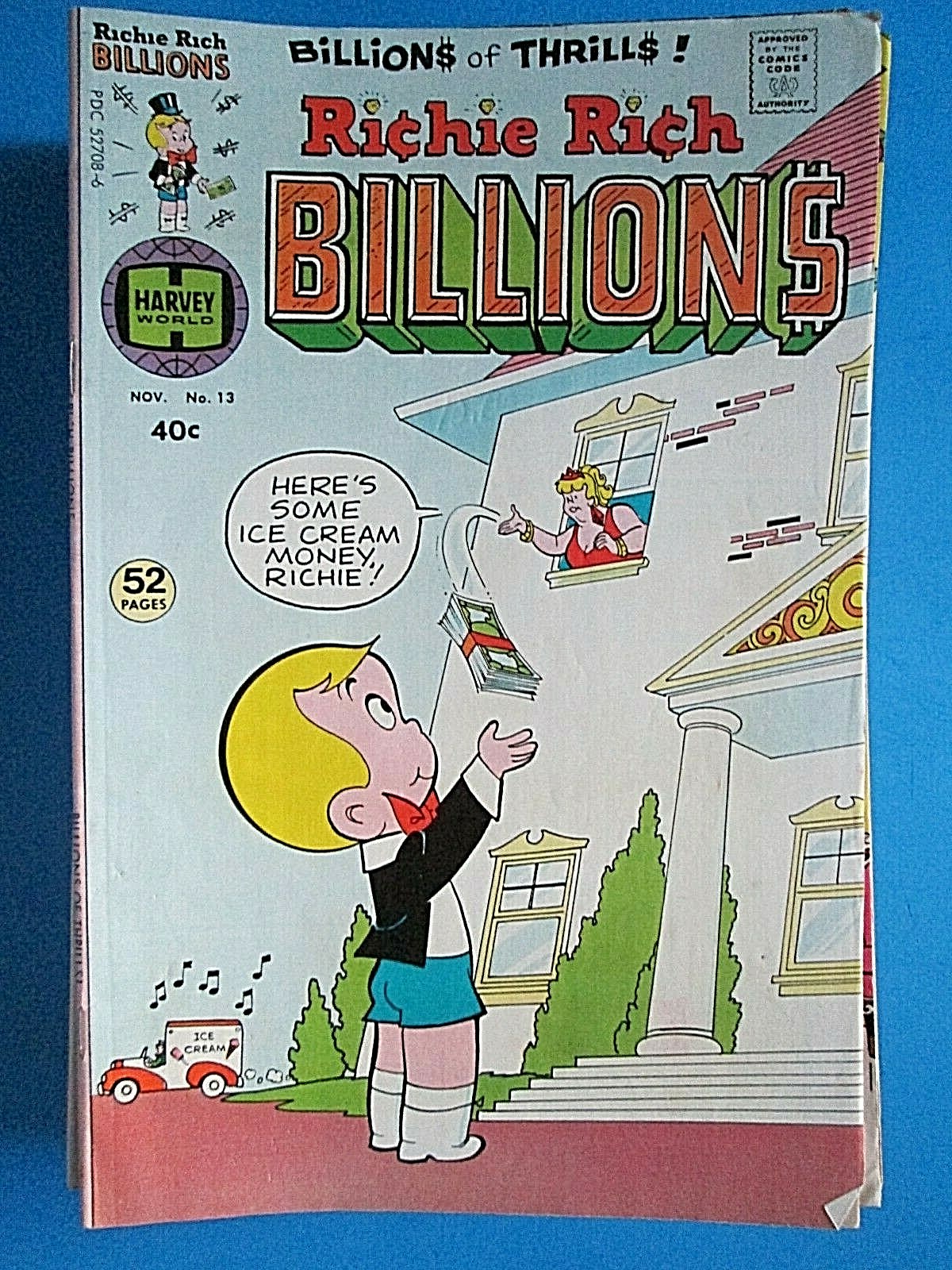 RICHIE RICH BILLIONS No. 13 1976