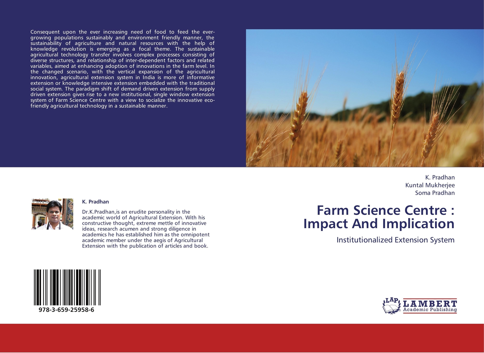 Thumbnail - K. Pradhan (u. A.) | Farm Science Centre : Impact And Implication |