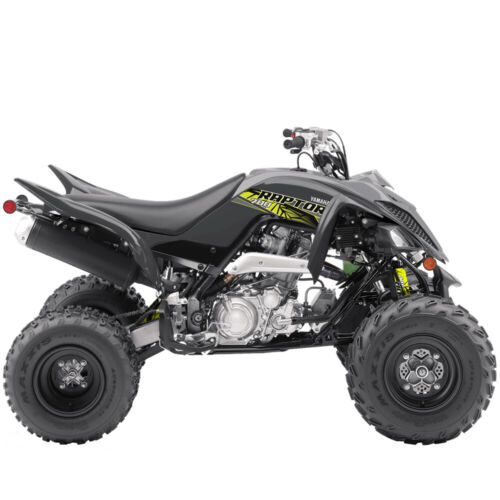 Fundas para Amortiguador Yamaha Amarillo y Gris Raptor 250 350 660 R 2018 Set 3 - Picture 6 of 8