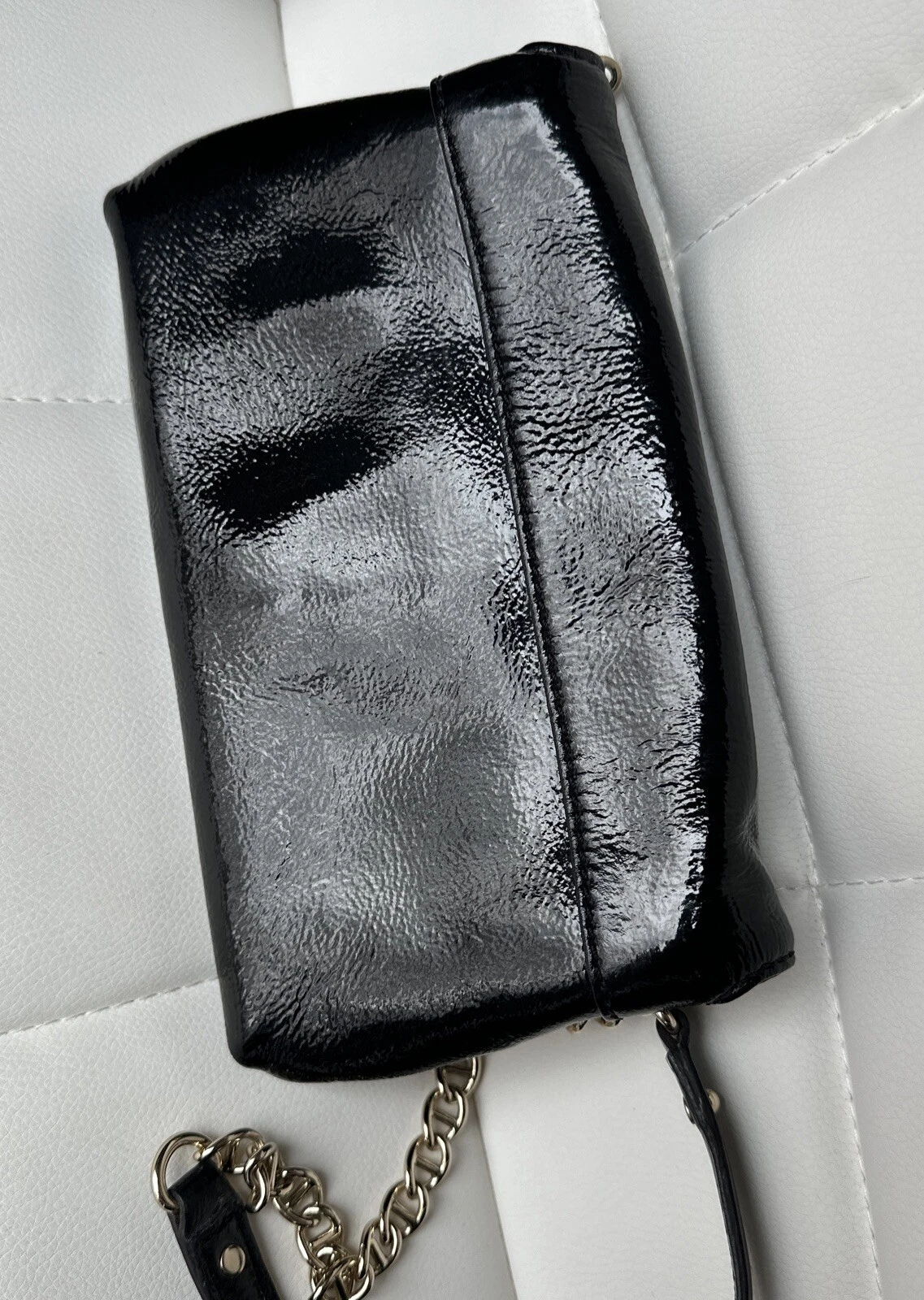 Borsa a tracolla Kate Spade Slicker Monette nuova senza etichette in pelle verniciata