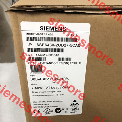 1PC Siemens 6SE6430-2UD27-5CA0 MICROMASTER 430 Inverter