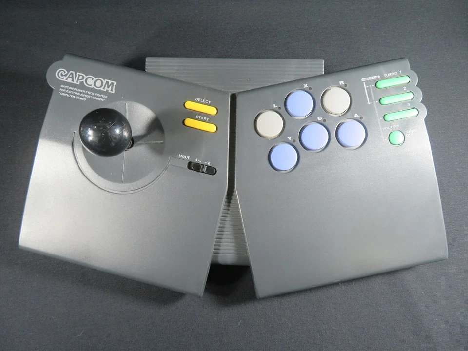 Capcom power stick fighter Super famicom Japan controller arcade joystick boxed - Image 2 of 4