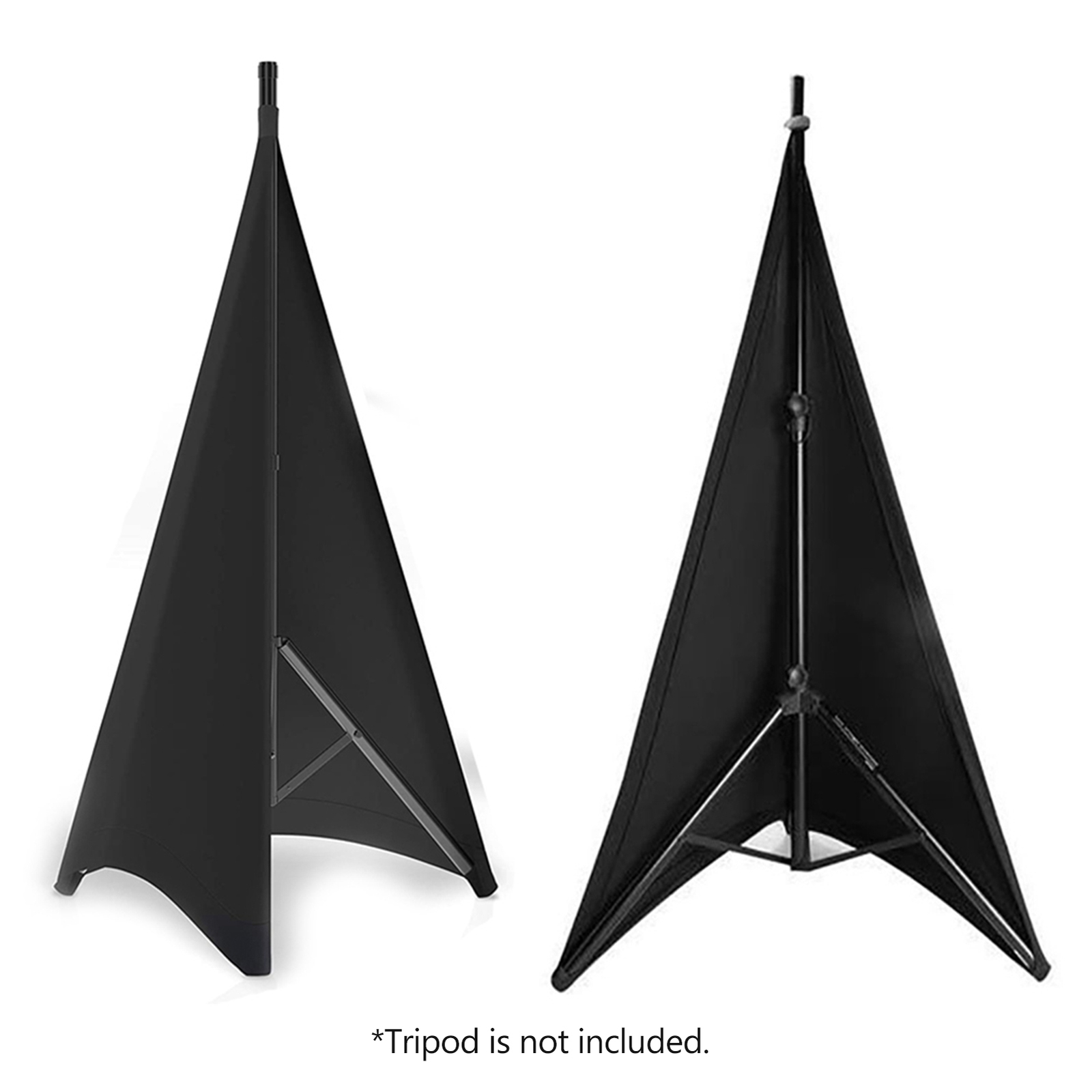 Universal Dj Speaker Stand Cover Triple Sided Tripod Stand Skirt M0R8