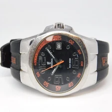 FESTINA 6717 Black-Tone Band Quartz Analog Men's Watch New Battery