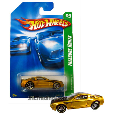Year 2007 Hot Wheels Treasure Hunts 1:64 Die Cast Car 4/12 Gold