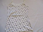 Womens bossini white tank top sz m