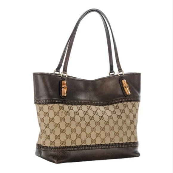 Sac à main femme Gucci petit monogramme logo shopping tote bag