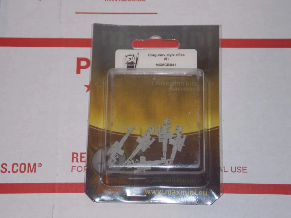 MAXMINI Dragonov Style Rifles (5) MXMCB041 Conversion Bits NIB - Image 2 of 2