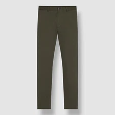 Tommy Hilfiger Men's Green Straight Garment-Dyed Denton Chino Pants Size 31W 32L