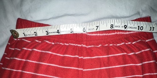 Our Family PJ's Red 2 Piece Christmas Santa Fleece Pajama Set Size Medium 8 - Picture 11 of 13