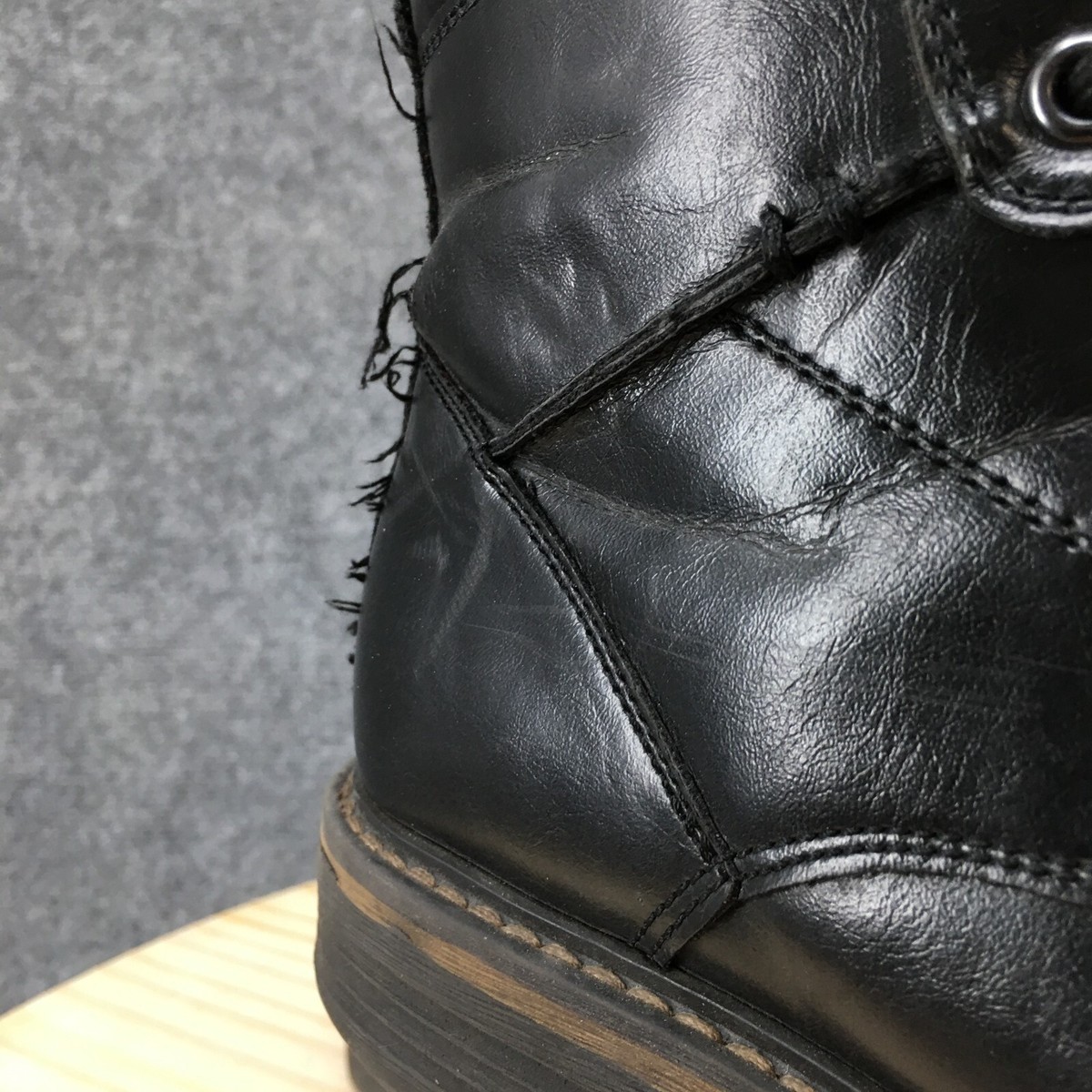 Public Opinion Boots Mens 8 M Cap Toe Lace Up Ankle Bootie  display picture 1