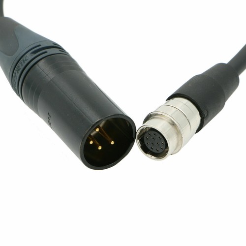 XLR 4 Pin Male to Hirose 12 Pin Female Power Cable for Lens Servo Camera 12V XLR - Picture 4 of 4