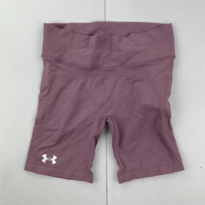 UNDER ARMOUR Damen Shorts Large Lila Zug Nahtlos Kompression