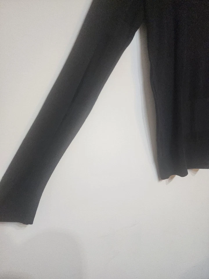 Suéter Armani Jeans Para Hombre Grande Negro Mezcla de Lana Pullover Tejido Ligero Foto 4 de 4