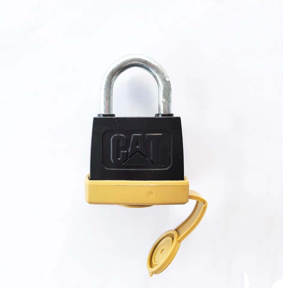 2Set Padlock Pad Lock & 2 Keys for Caterpillar CAT 5P-8500 5P8501 246-2641 - Image 2 of 4