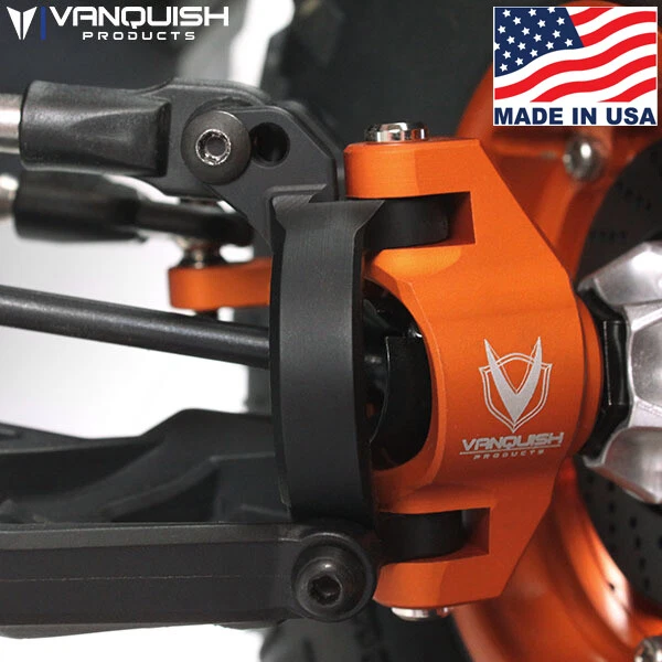Vanquish VPS07580 Black Anodized Front Caster Blocks Axial Yeti - Image 2 of 4
