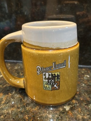 Pilsner Urquell Vintage Czechoslovakia Stoneware Beer Stein Mug Czech Republic