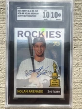 2021 Topps All-Star Rookie Cup - ACA-NA Nolan Arenado Active Autograph SGC 10