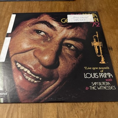 LP Louis Prima With Sam Butera And The Witnesses The Prima Generation '72 142