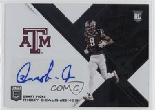 2017 Panini Elite Draft Picks Draft Picks Auto Ricky Seals-Jones #205 Auto 1b8