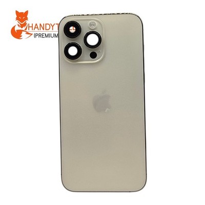 Original  IPHONE  14 Pro MAX RAHMEN Gold  Gehäuse Backcover  Grad A