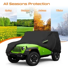 100% Waterproof / All Weather UV Protection Fit For Ford Bronco 2-Door Car Cover