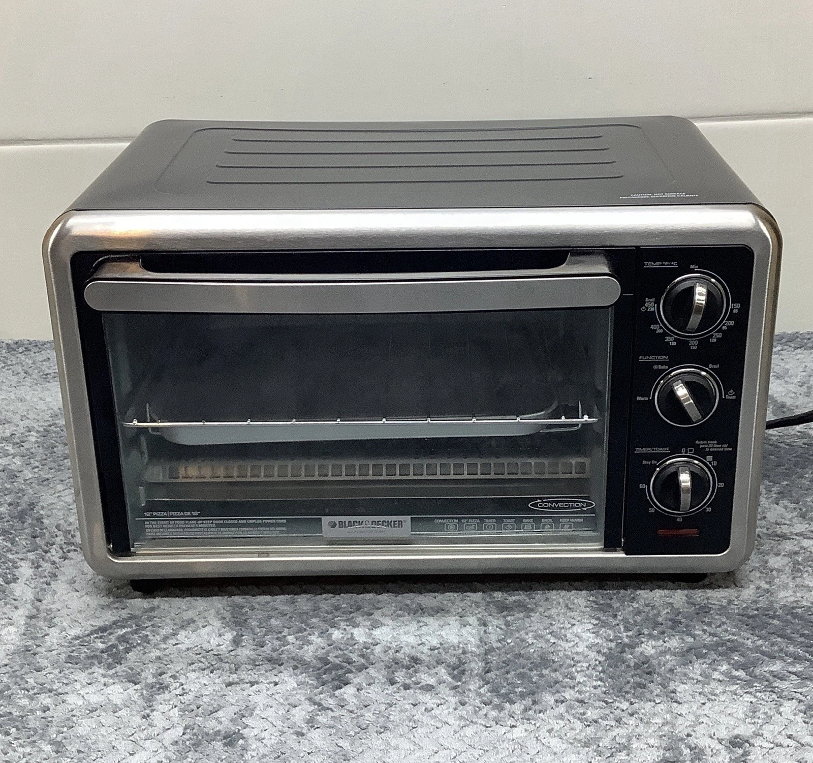 Black & Decker Convection Toaster Oven TR1216B Countertop – Black
Opens in a new window or tab