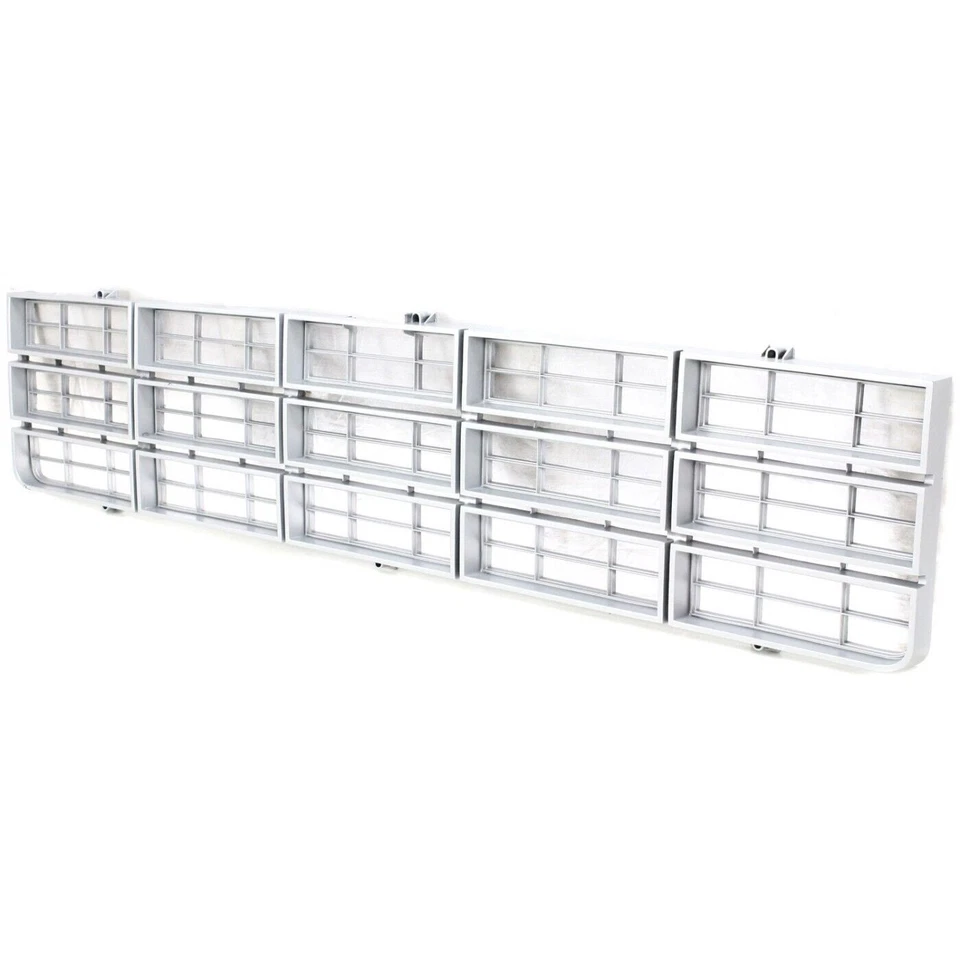 Rejilla para Chevrolet C10 K10 77-80 de plástico plateado Foto 2 de 4