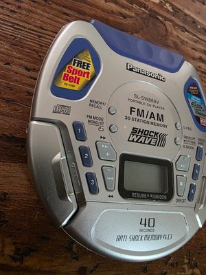 Panasonic SL-SW869V Made In Japan Portable CD Player | eBay
