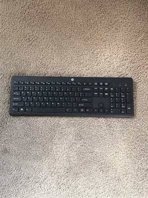 HP Wireless Keyboard Black Good Condition