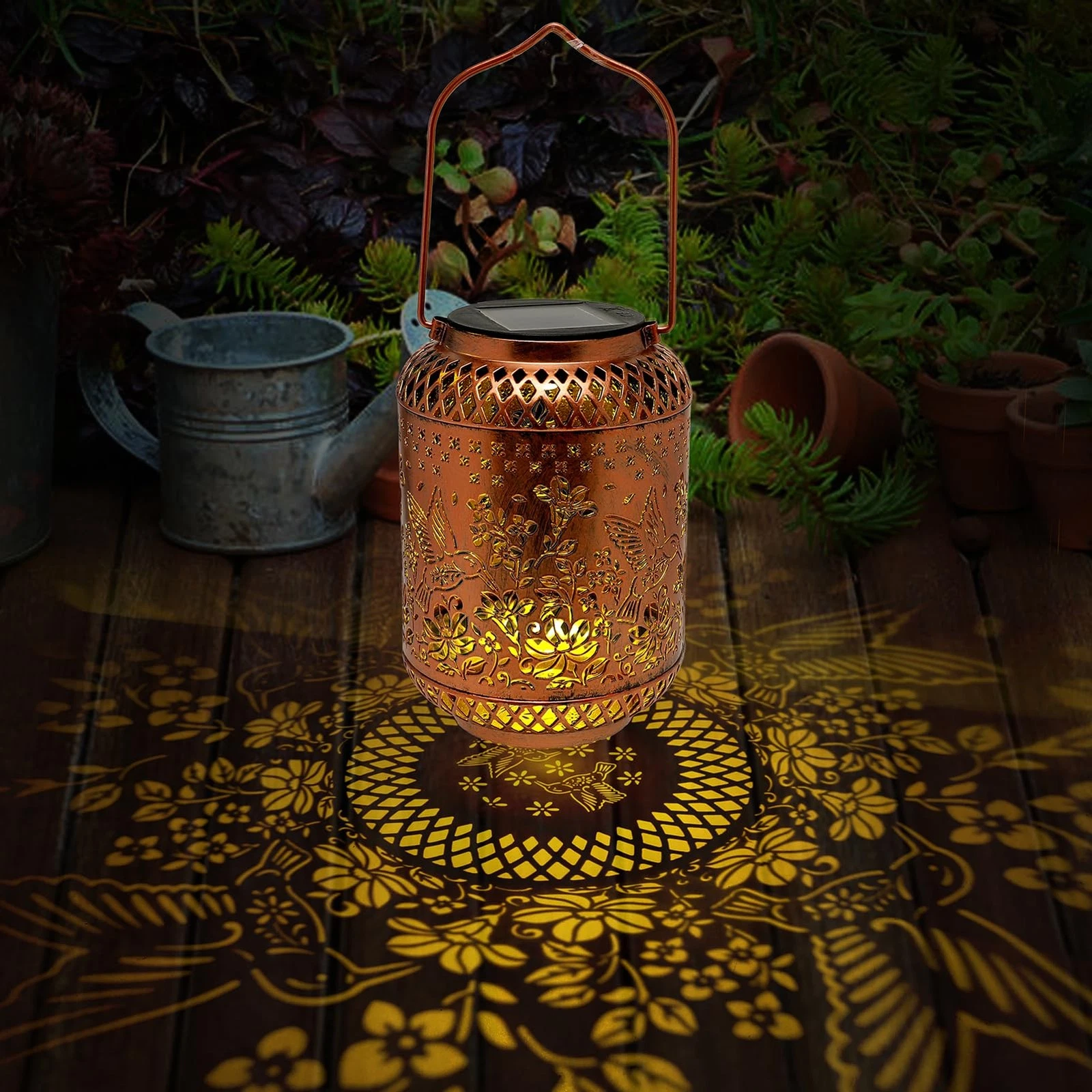 Elegant Hummingbird Solar Lanterns for Garden Gift for Mother's Day Grandma C...