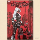 Marvel Spider-Man Black Cat Original Sketch Cover 1/1 Signed Stella Choi #1
