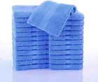 PACK OF 12 FACE TOWELS 100% SOFT COTTON LUXURY FLANNELS STANDARD FACE CLOTHS