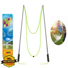 Giant Bubble Wand Stainless Steel Telescopic Outdoor Toy for Kids Party