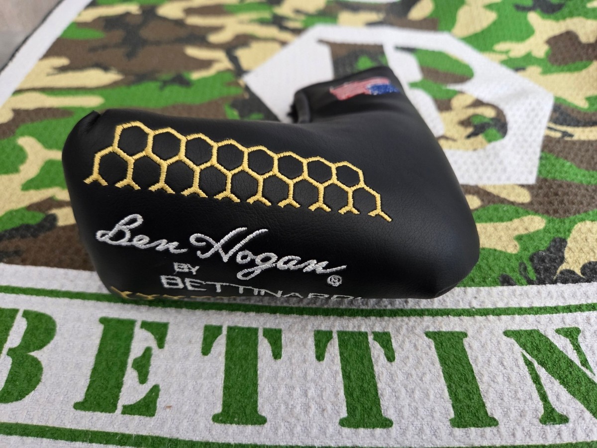 Rare Bettinardi Ben Hogan Honeycomb Putter Headcover Blade head