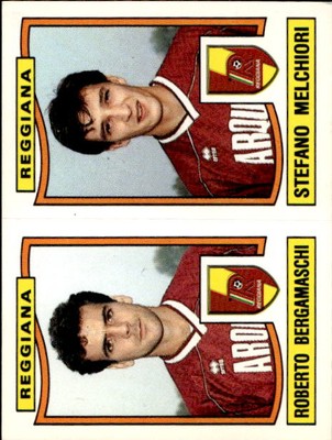 Panini Footballers 1990-1991 #452 Bergamo / MelchioriReggiana Figure #