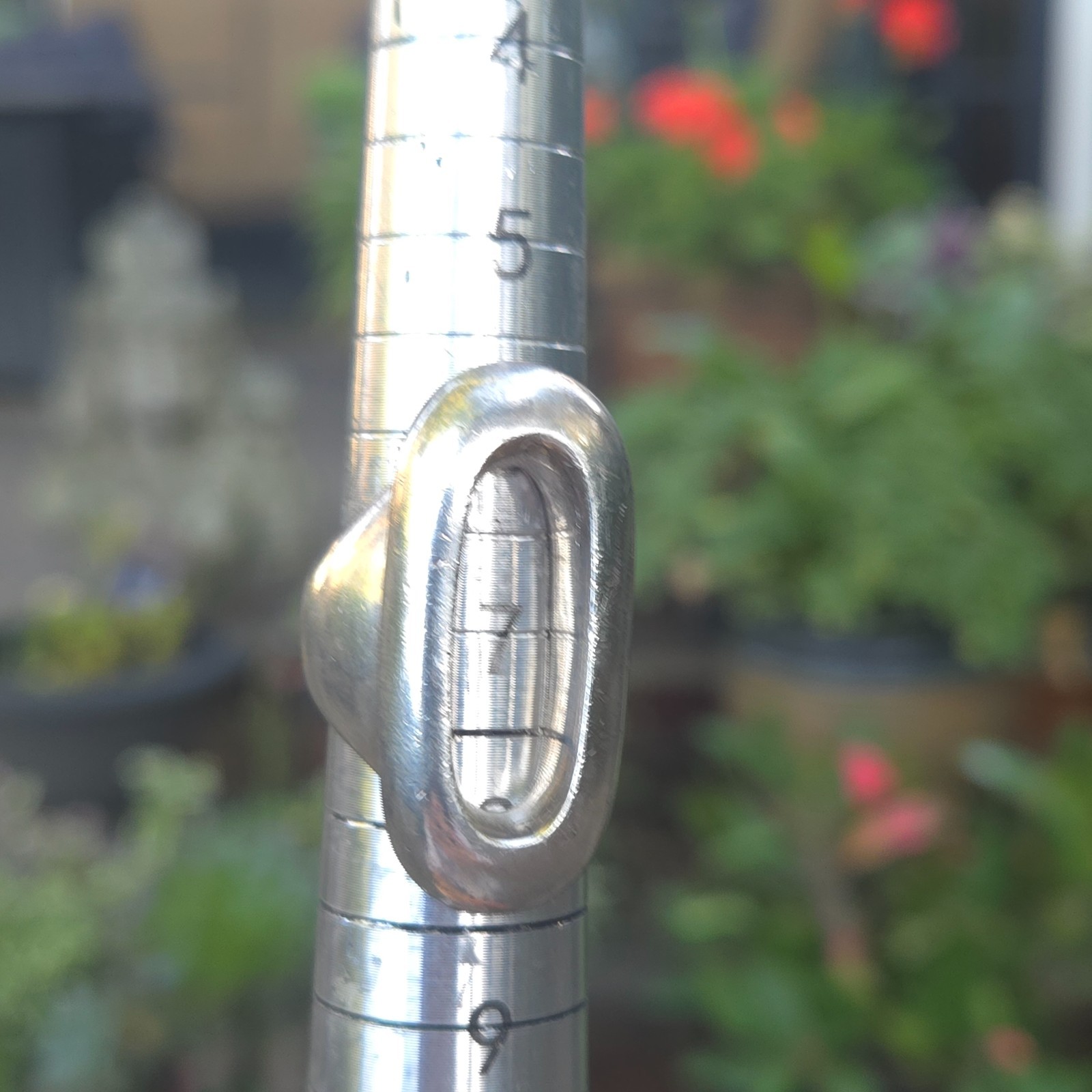 Large Solid Chuncky Openwork Modern 925 Silver Ri… - image 4