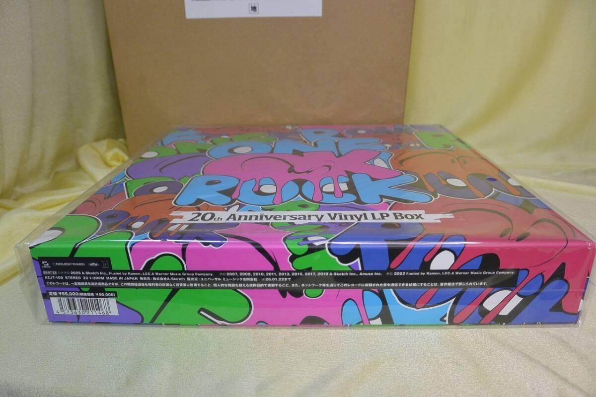 ONE OK ROCK 20th Anniversary Vinyl LP Box Limited Edition 11 LPs