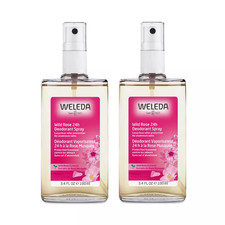 Weleda Spray Deodorant Wild Rose 3.4 oz pack of 2 