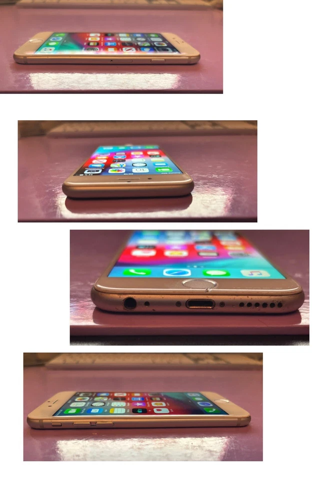 Apple iPhone 6 16Go Silver Débloqué Boîte Origine Batterie 100% Câble Apple - Photo 2/4